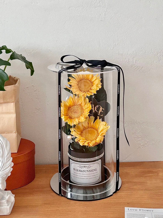 Sunflower Preserved Flower Gift Box 保鮮花向日葵禮盒