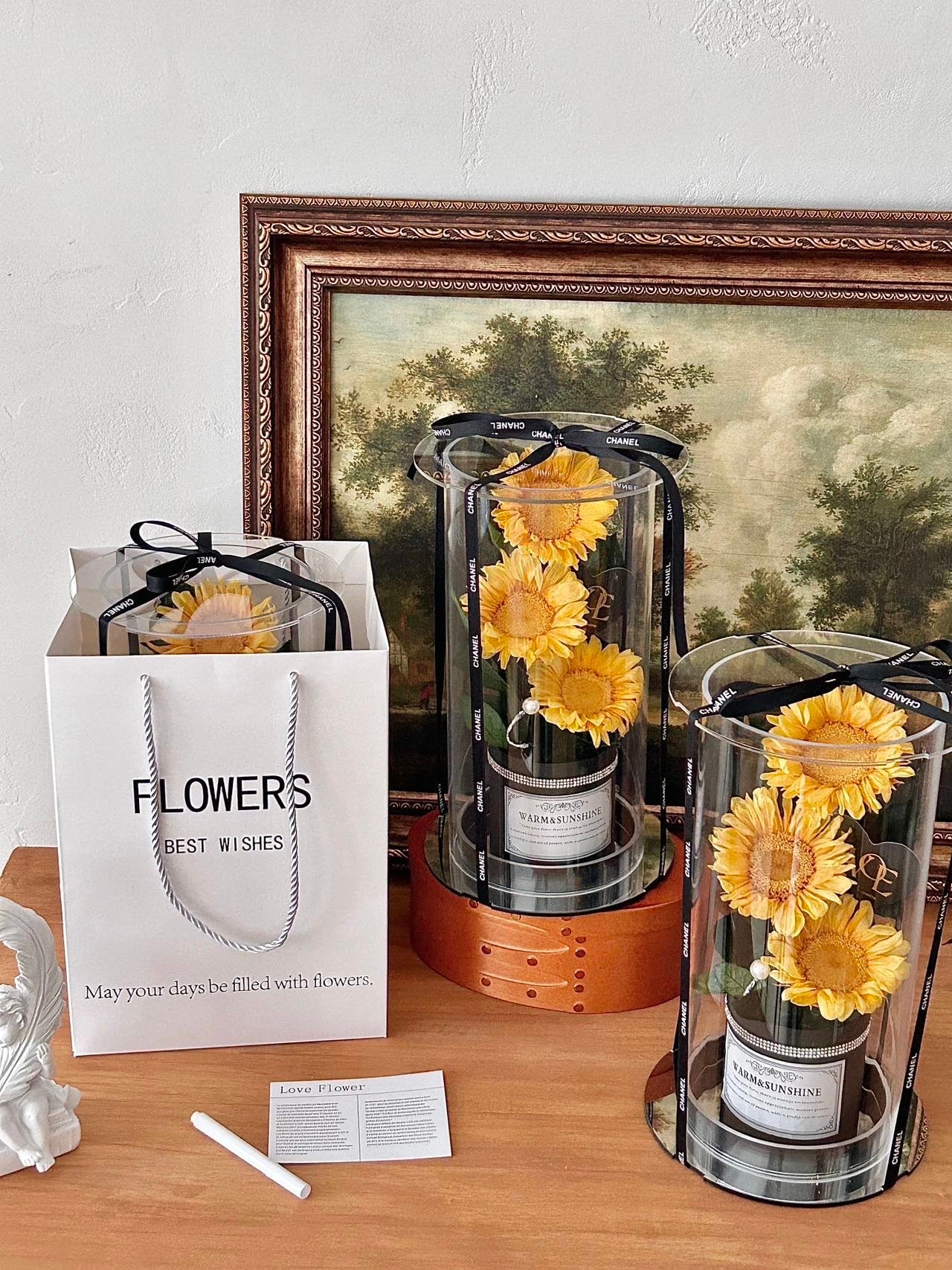 Sunflower Preserved Flower Gift Box 保鮮花向日葵禮盒