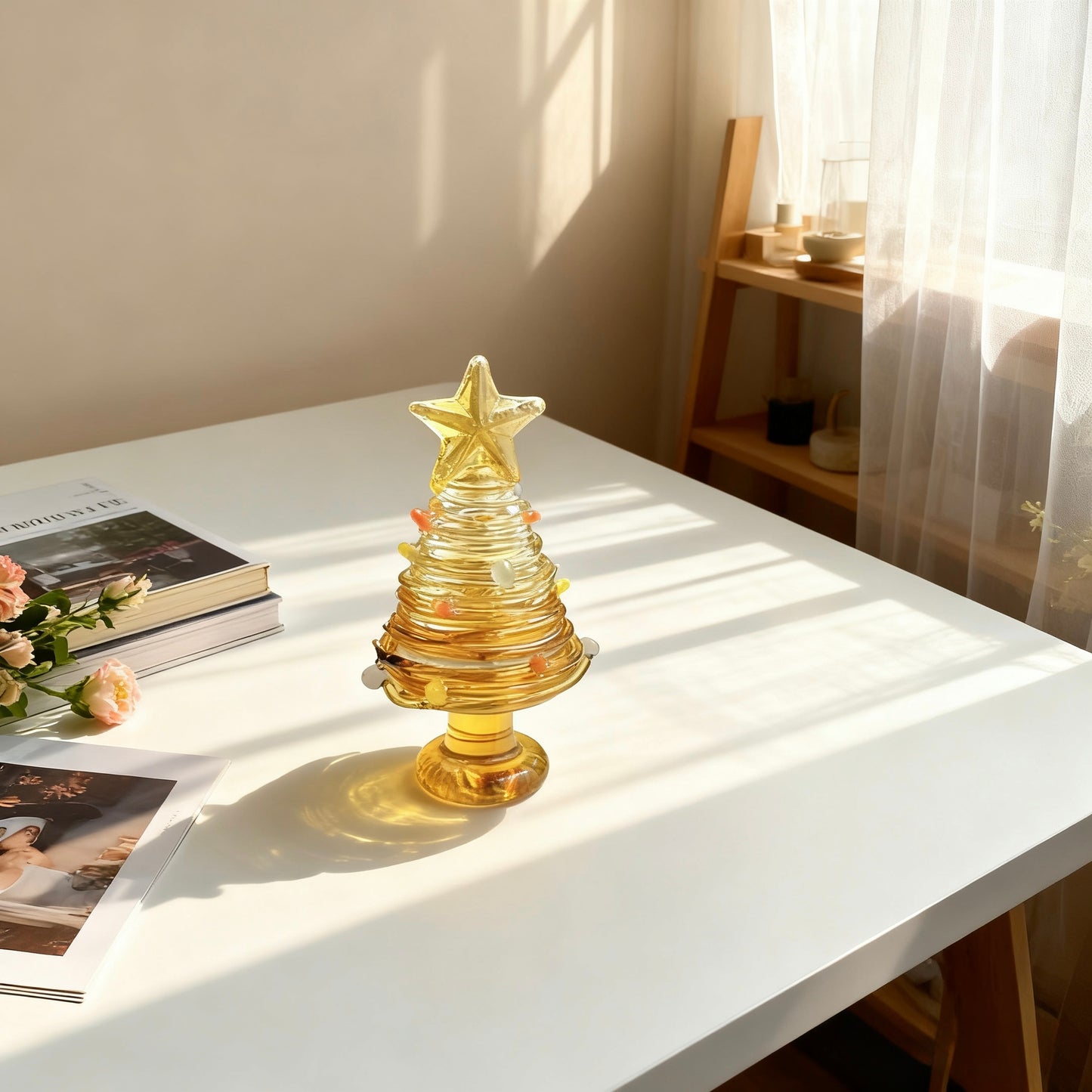 迷你玻璃聖誕樹