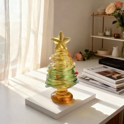 迷你玻璃聖誕樹