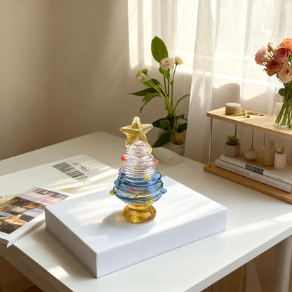 迷你玻璃聖誕樹