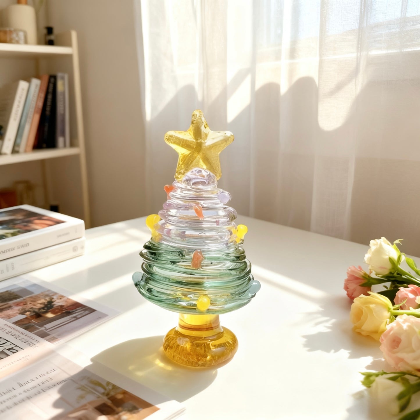 迷你玻璃聖誕樹